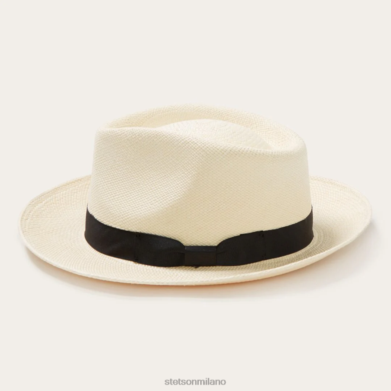 Stetson Fedora panama retrò 6BP6J154 copricapo naturale unisex