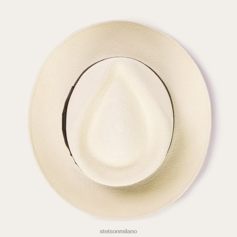 Stetson Fedora panama retrò 6BP6J154 copricapo naturale unisex