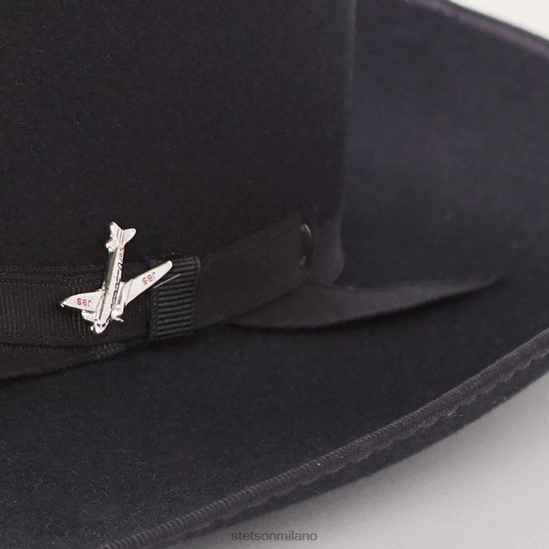 Stetson Fedora stratoliner 6BP6J59 copricapo nero unisex