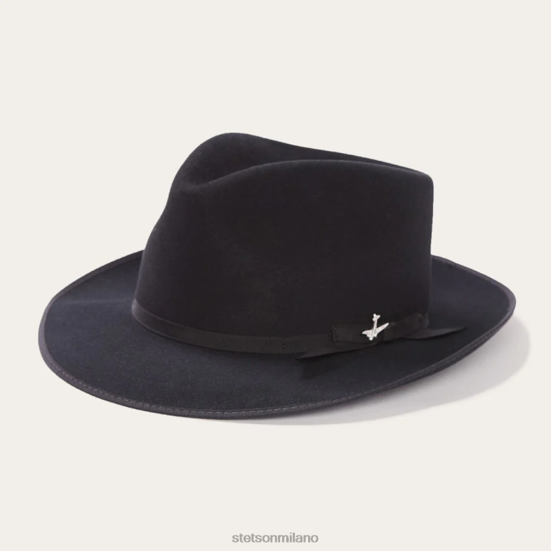 Stetson Fedora stratoliner 6BP6J59 copricapo nero unisex