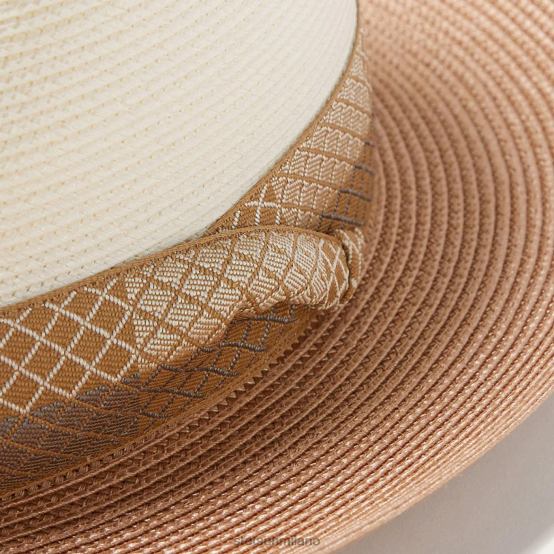 Stetson andover milano fedora 6BP6J172 copricapo cognac avorio unisex