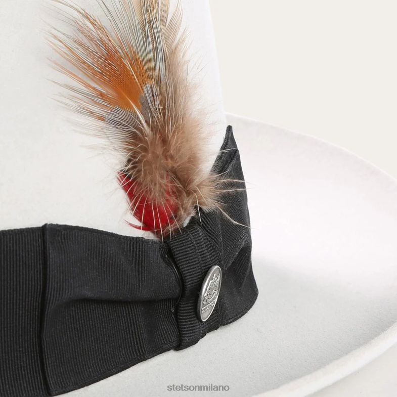 Stetson cappello di feltro del tempio 6BP6J105 copricapo grigio chiaro unisex
