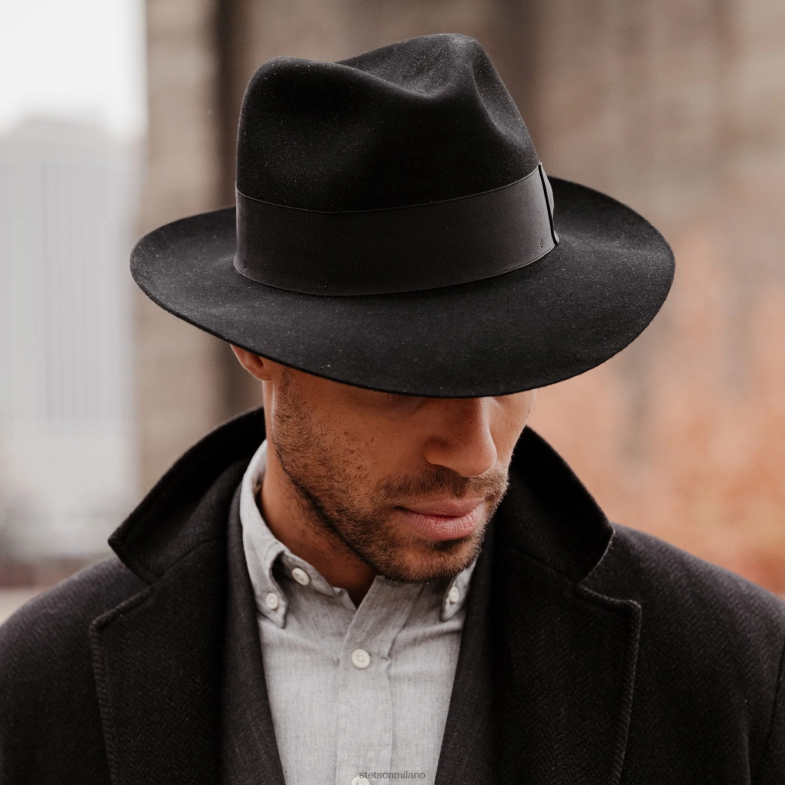 Stetson cappello di feltro del tempio 6BP6J96 copricapo nero unisex