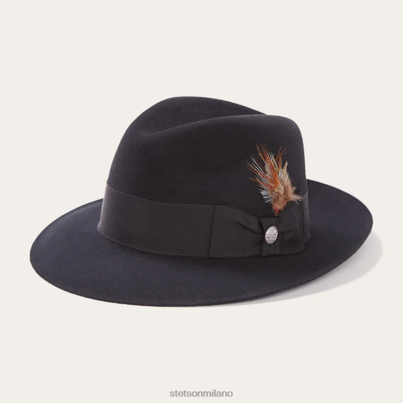 Stetson cappello di feltro del tempio 6BP6J96 copricapo nero unisex
