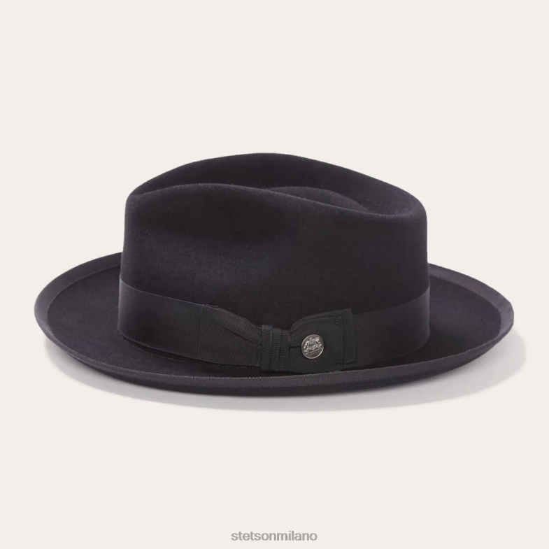 Stetson cappello di feltro whippet 6BP6J12 copricapo nero unisex
