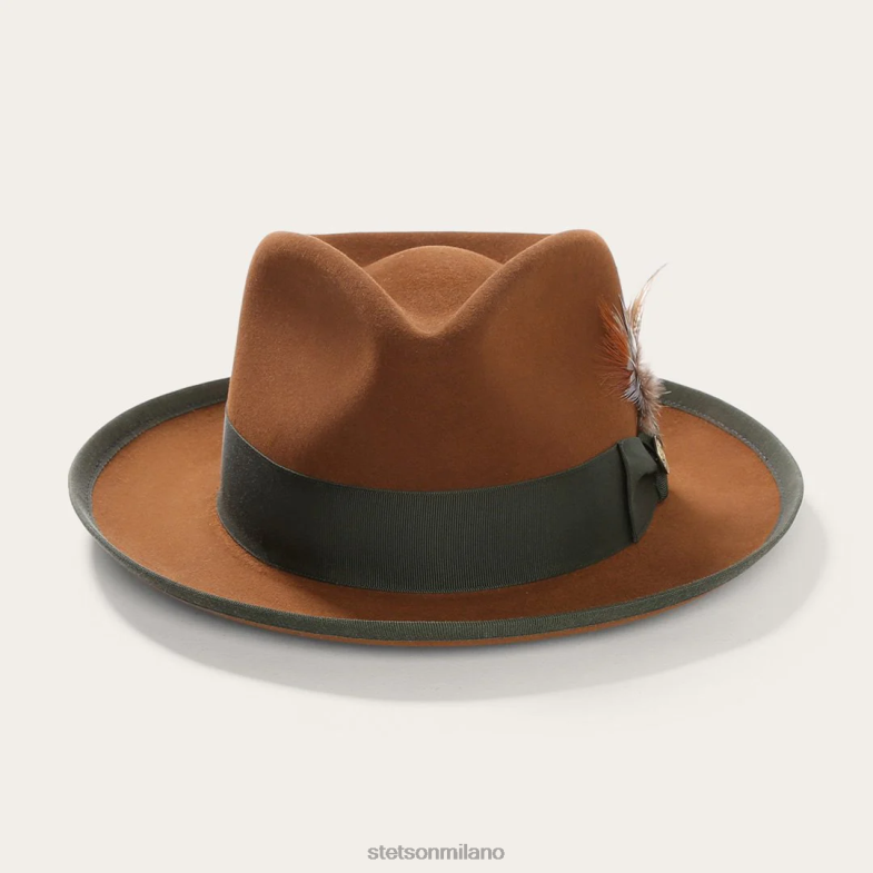 Stetson cappello di feltro whippet 6BP6J87 copricapo cognac unisex