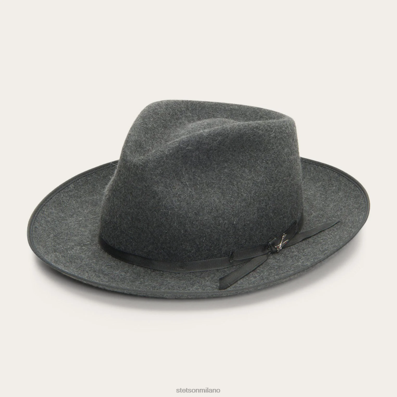 Stetson il fedora stratoliner ultraleggero 6BP6J120 copricapo miscela grigia unisex