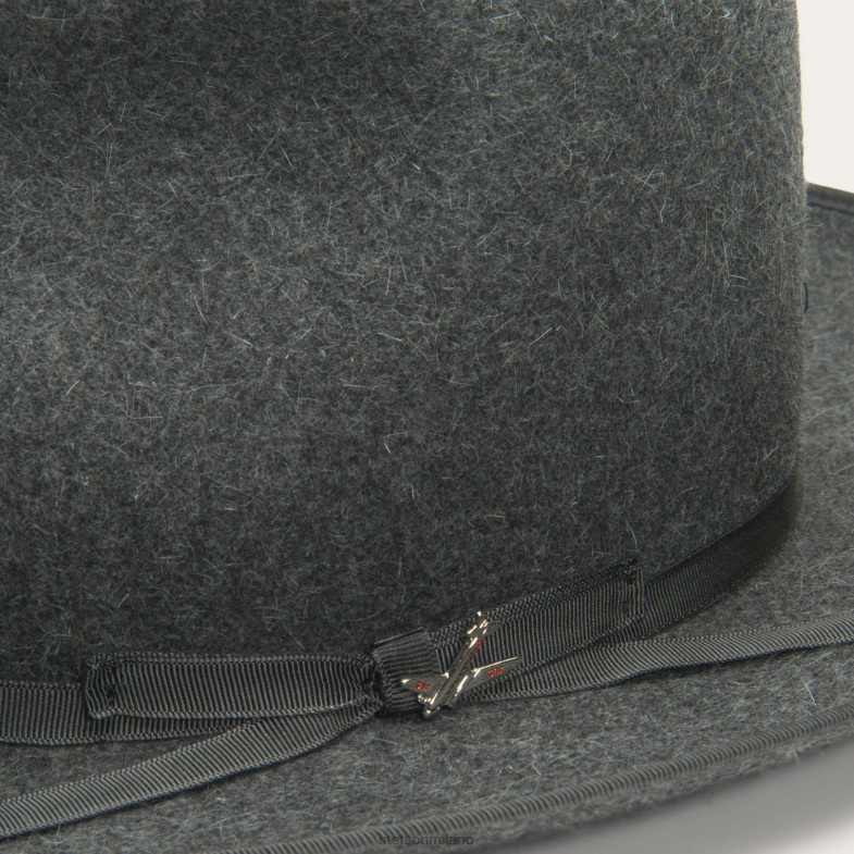 Stetson il fedora stratoliner ultraleggero 6BP6J120 copricapo miscela grigia unisex