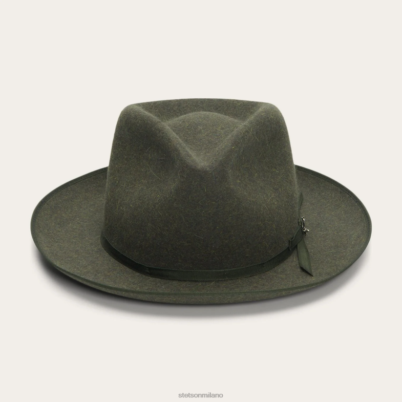 Stetson il fedora stratoliner ultraleggero 6BP6J121 copricapo miscela di olive unisex