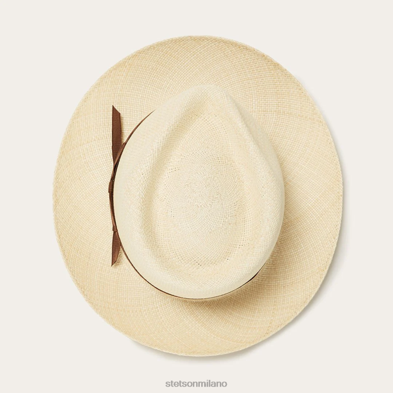 Stetson quarantotto fedora panama 6BP6J170 copricapo naturale unisex