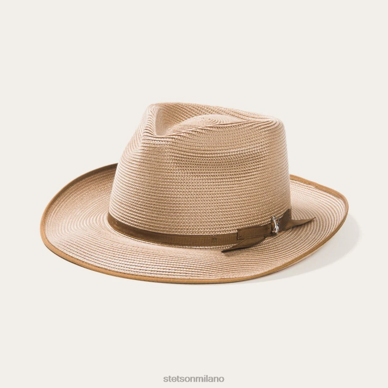 Stetson stratoliner milano fedora 6BP6J110 copricapo cognac unisex