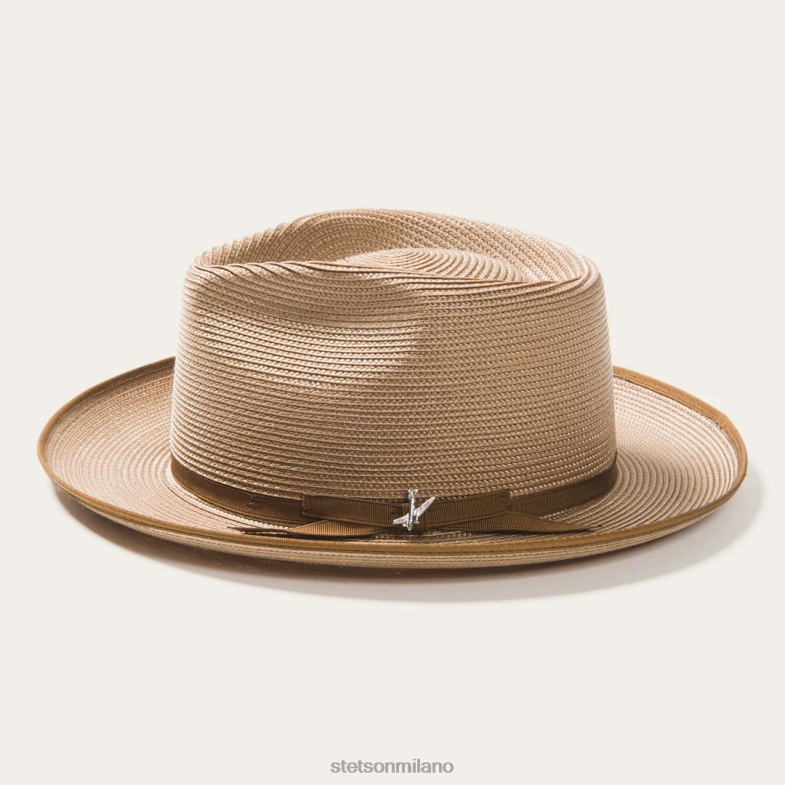 Stetson stratoliner milano fedora 6BP6J110 copricapo cognac unisex