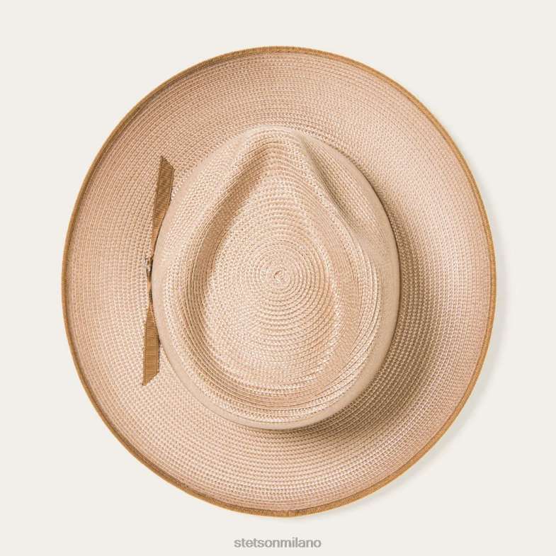 Stetson stratoliner milano fedora 6BP6J110 copricapo cognac unisex