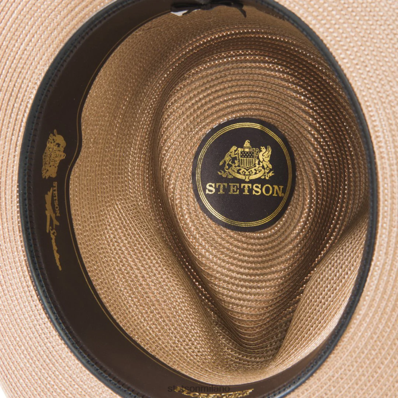 Stetson stratoliner milano fedora 6BP6J110 copricapo cognac unisex