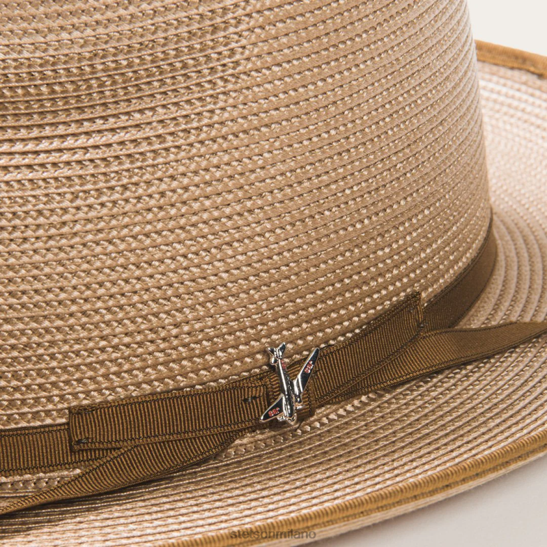 Stetson stratoliner milano fedora 6BP6J110 copricapo cognac unisex
