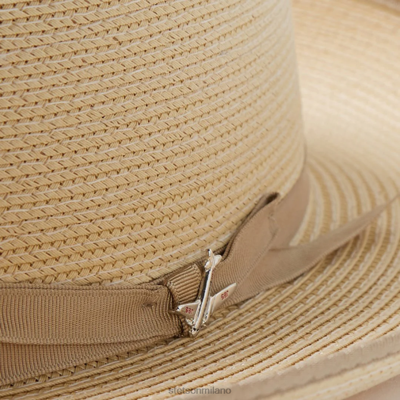 Stetson stratoliner milano fedora 6BP6J138 copricapo cognac unisex