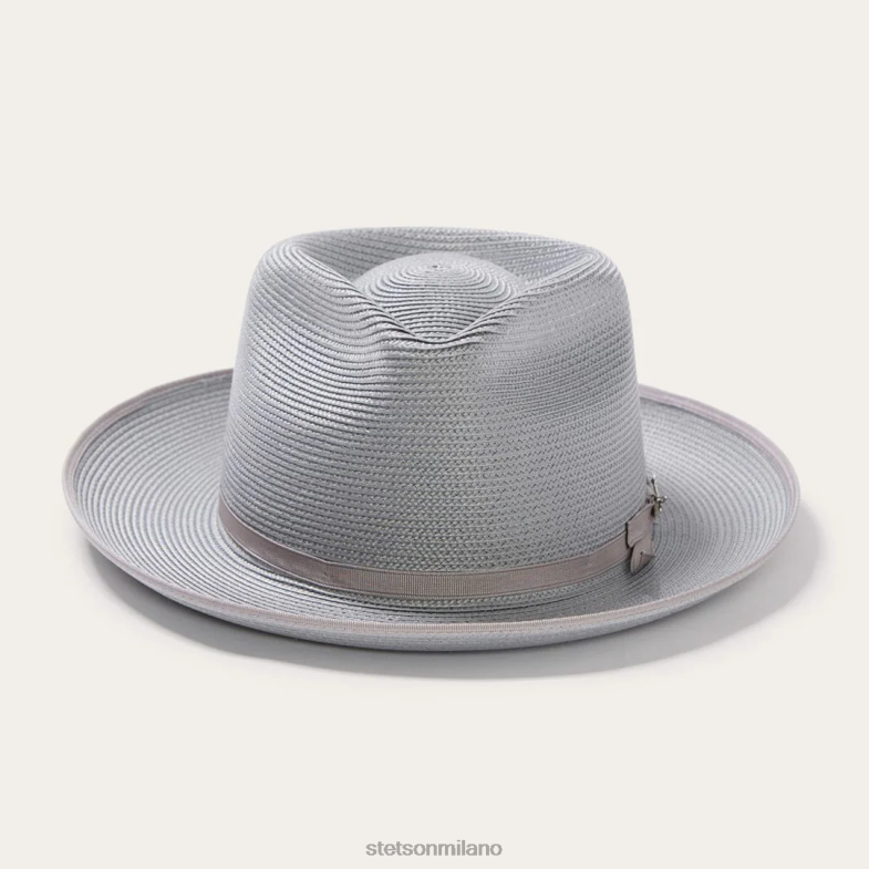 Stetson stratoliner milano fedora 6BP6J88 copricapo grigio unisex