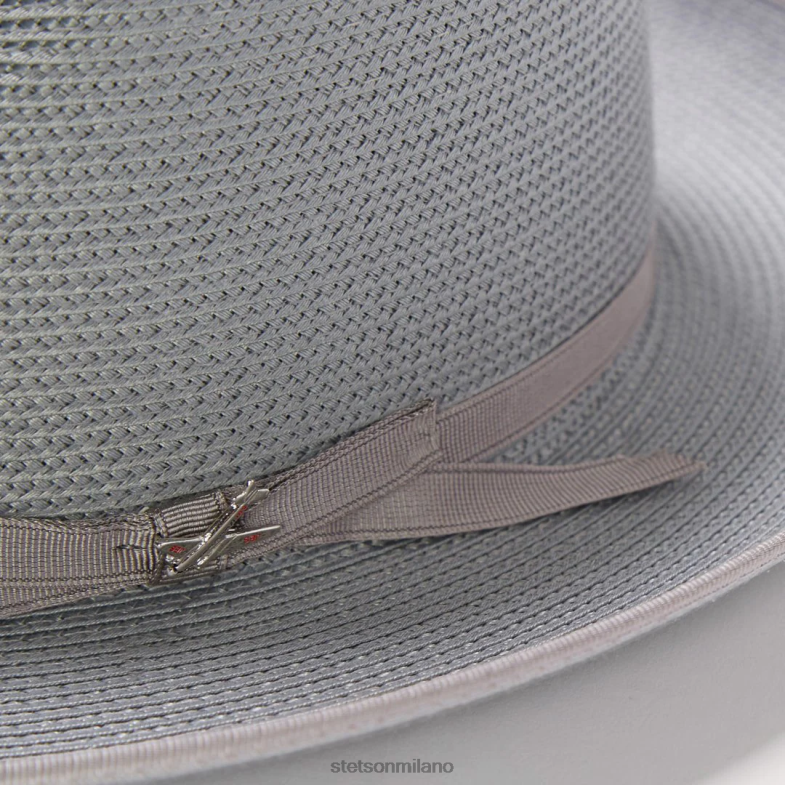 Stetson stratoliner milano fedora 6BP6J88 copricapo grigio unisex