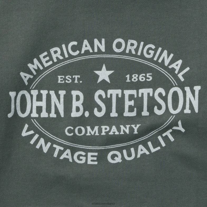 Stetson stella con cappuccio a sinistra sul petto 6BP6J408 abbigliamento blu uomini