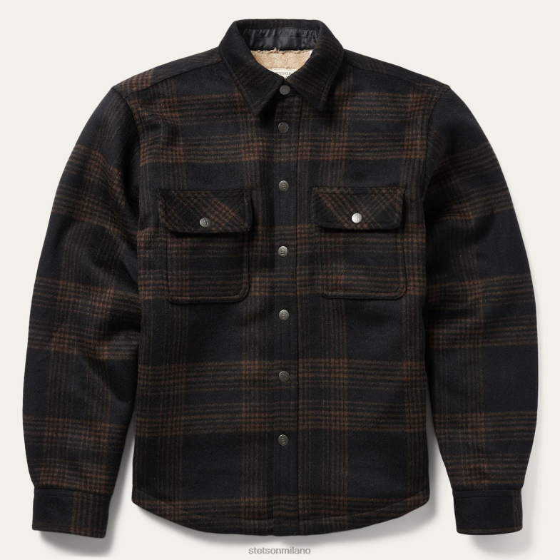 Stetson camicia 6BP6J394 abbigliamento marrone uomini