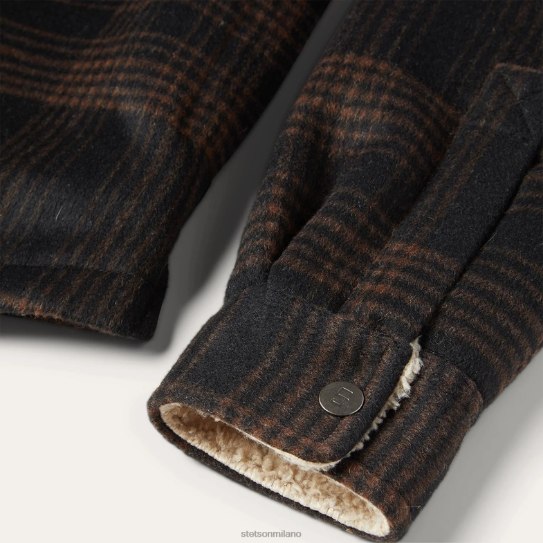 Stetson camicia 6BP6J394 abbigliamento marrone uomini