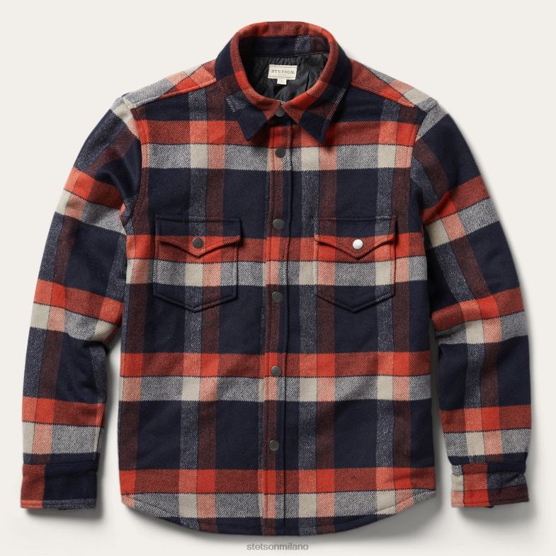 Stetson camicia 6BP6J395 abbigliamento blu uomini