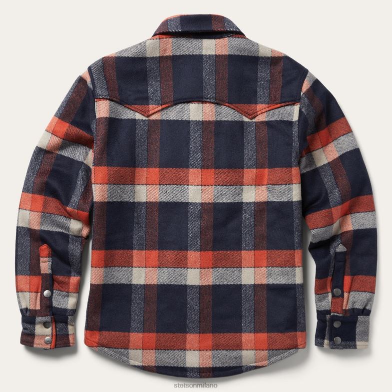 Stetson camicia 6BP6J395 abbigliamento blu uomini
