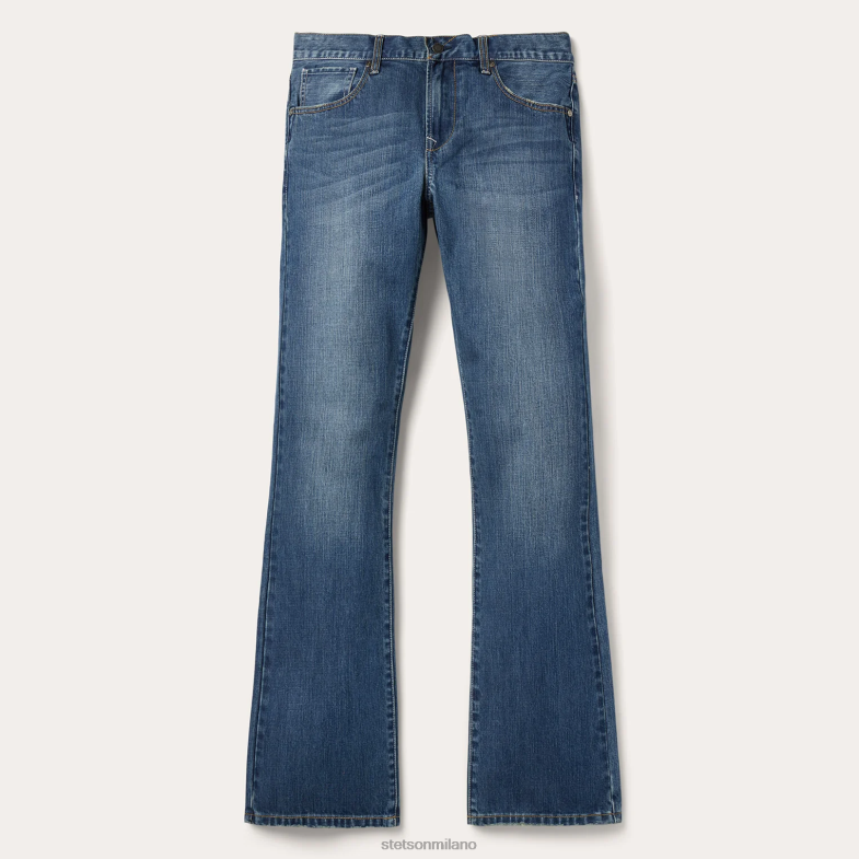 Stetson Jeans 1014 dalla vestibilità rocker 6BP6J390 abbigliamento blu uomini