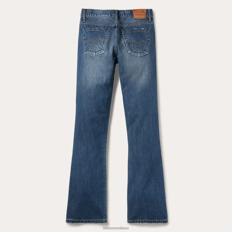Stetson Jeans 1014 dalla vestibilità rocker 6BP6J390 abbigliamento blu uomini