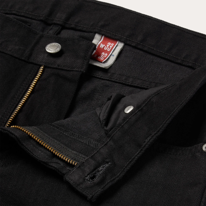 Stetson Jeans 1120 slim fit a gamba dritta standard 6BP6J380 abbigliamento nero uomini