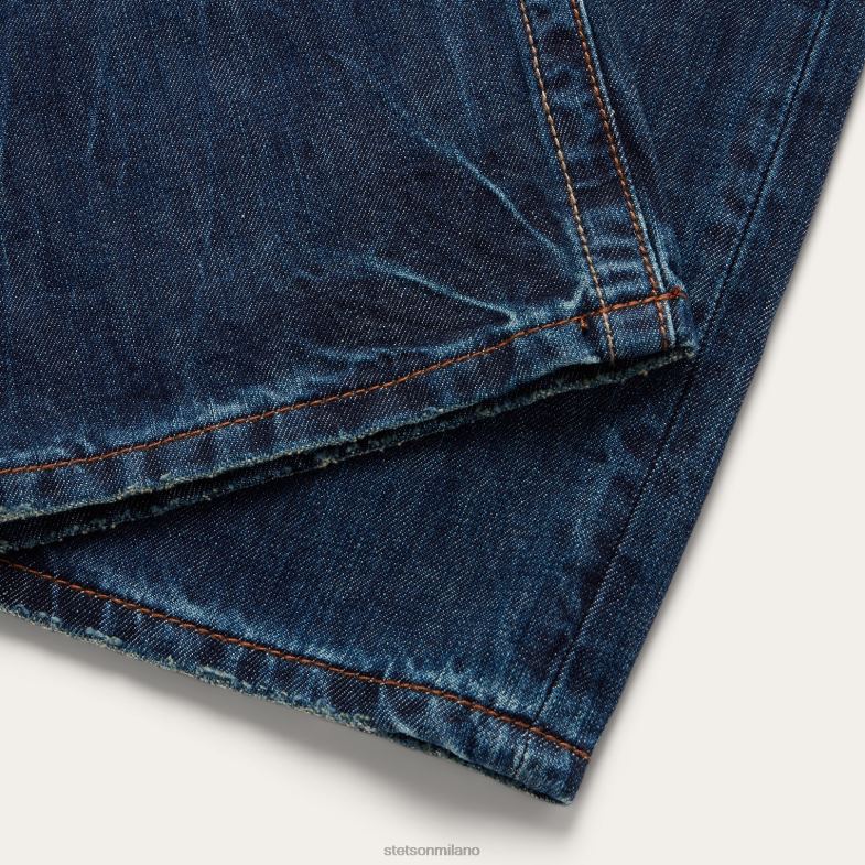 Stetson Jeans 1520 vestibilità standard 6BP6J391 abbigliamento blu uomini