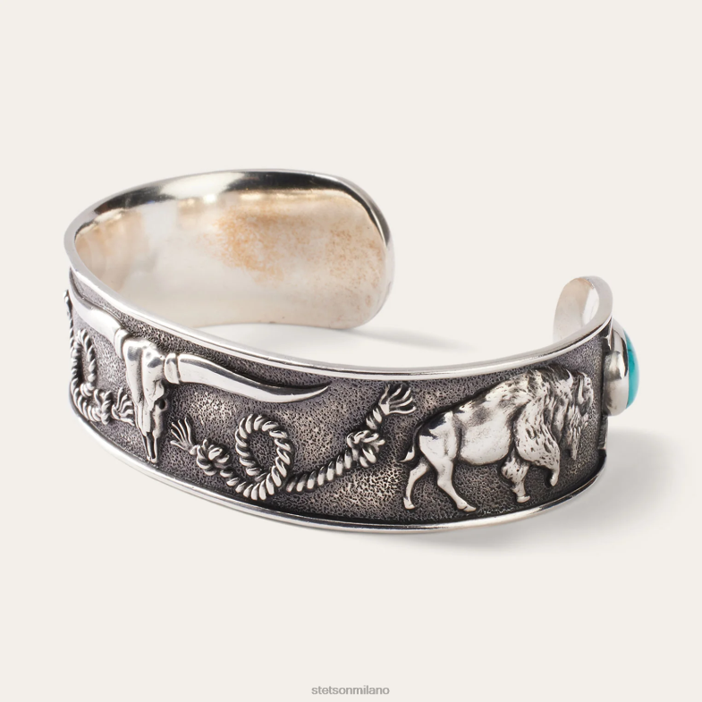 Stetson polsino sudoccidentale 6BP6J420 accessorio turchese uomini