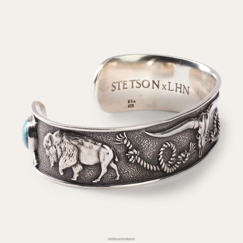 Stetson polsino sudoccidentale 6BP6J420 accessorio turchese uomini