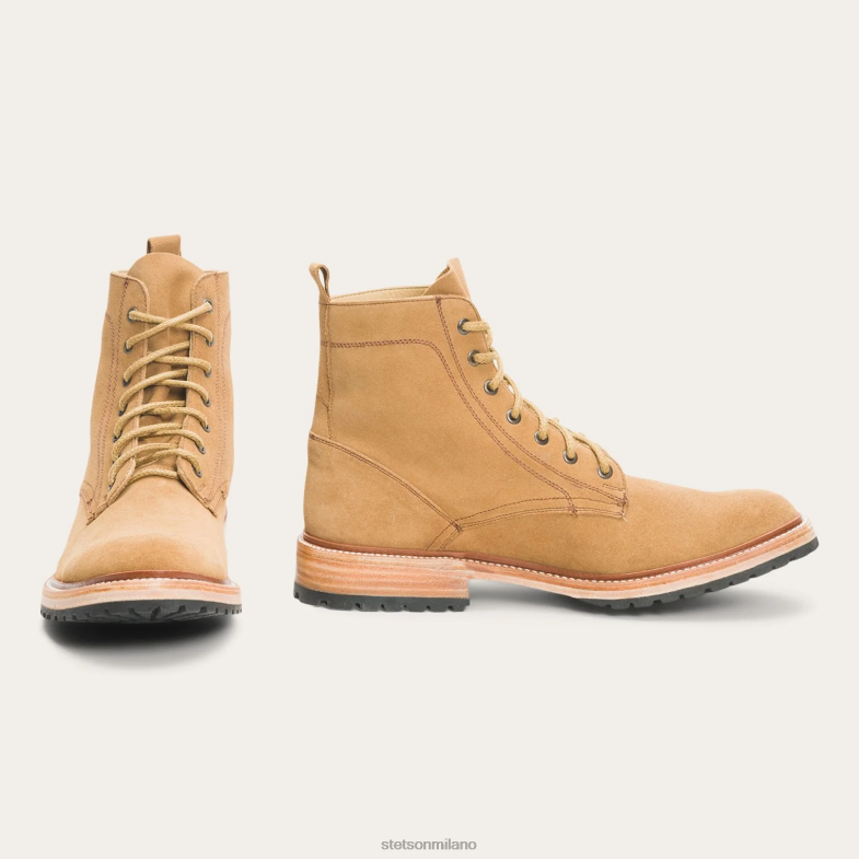 Stetson chukka 6BP6J245 calzature pelle scamosciata marrone chiaro uomini