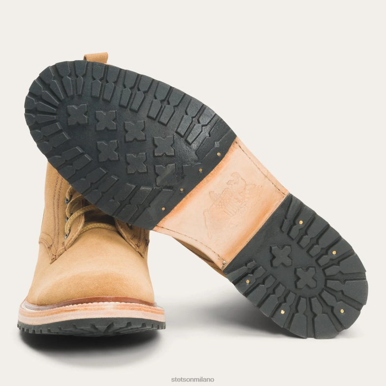 Stetson chukka 6BP6J245 calzature pelle scamosciata marrone chiaro uomini