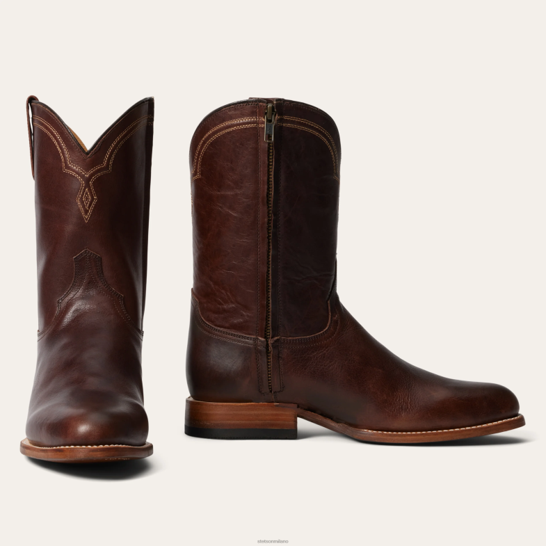 Stetson stivale con cerniera rancher 6BP6J239 calzature marrone uomini