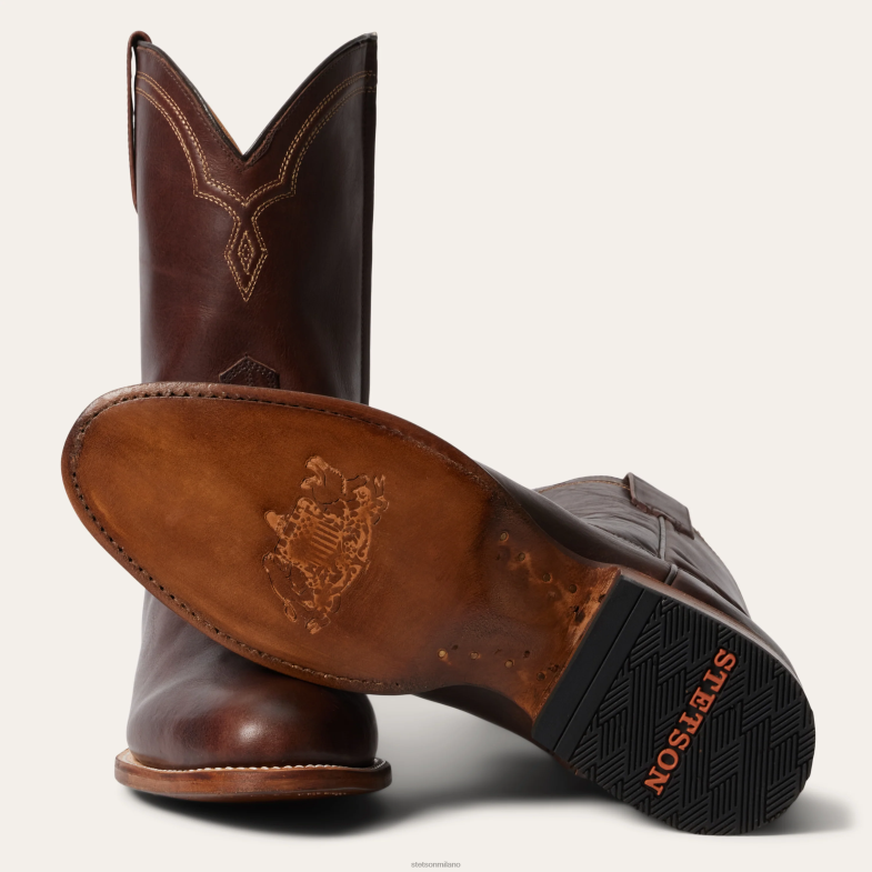 Stetson stivale con cerniera rancher 6BP6J239 calzature marrone uomini