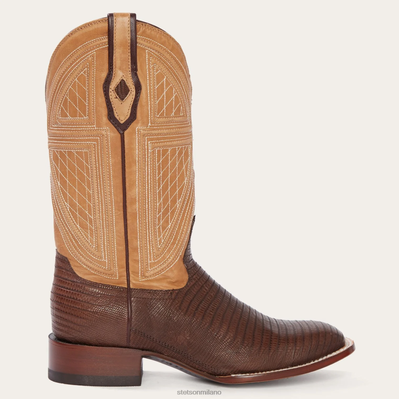 Stetson stivale da cowboy Beaumont Shark 6BP6J229 calzature marrone uomini