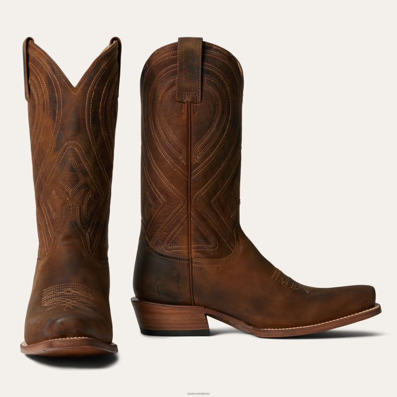 Stetson stivale mossman 6BP6J241 calzature marrone uomini