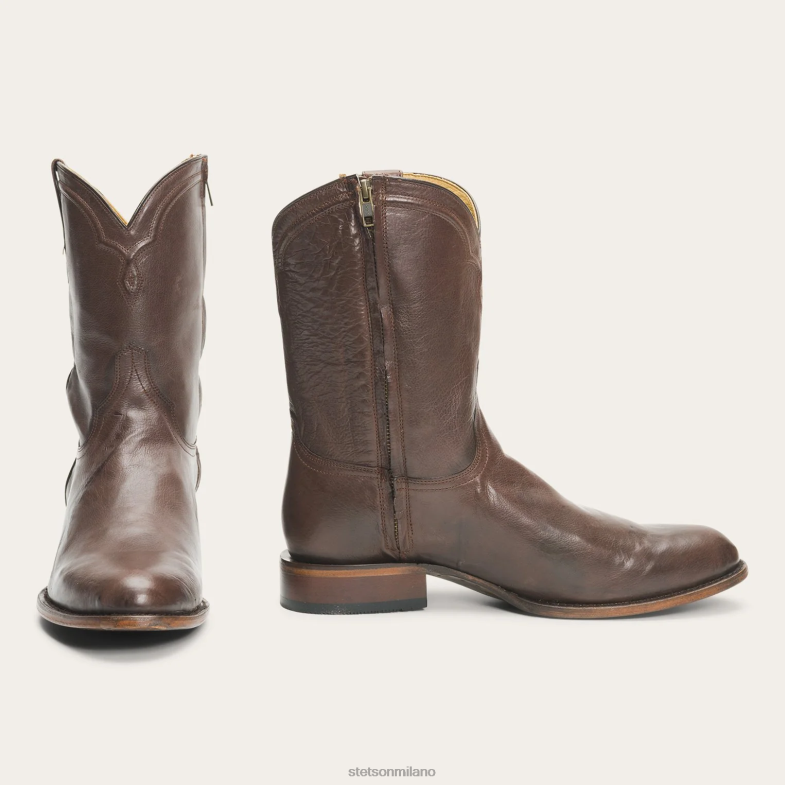 Stetson stivali con cerniera rancher 6BP6J217 calzature marrone uomini