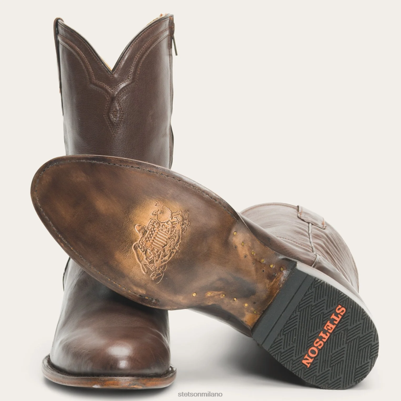 Stetson stivali con cerniera rancher 6BP6J217 calzature marrone uomini
