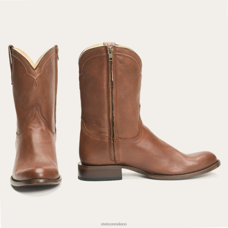 Stetson stivali con cerniera rancher 6BP6J219 calzature marrone uomini