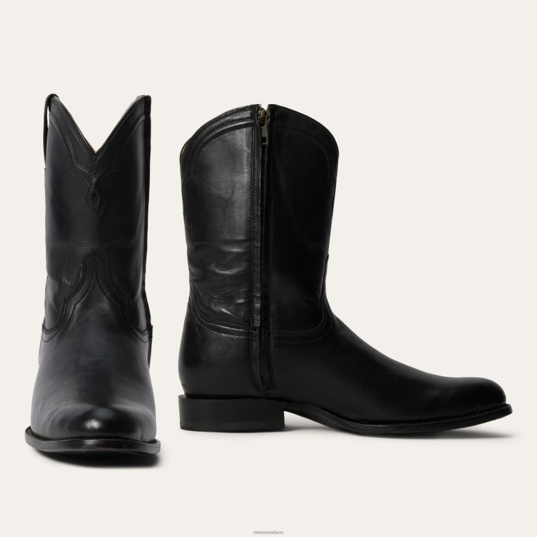 Stetson stivali con cerniera rancher 6BP6J235 calzature nero uomini