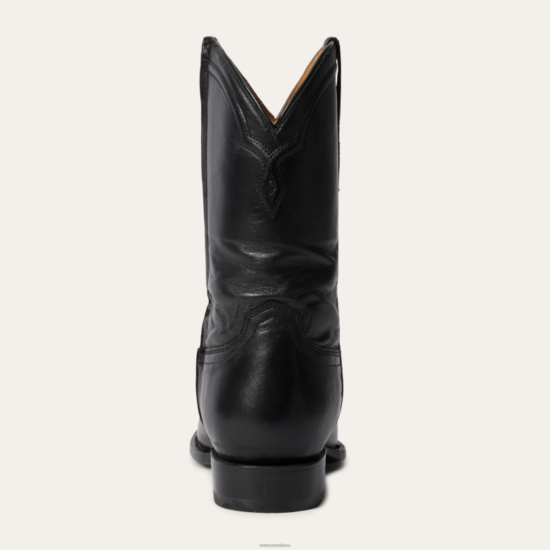 Stetson stivali con cerniera rancher 6BP6J235 calzature nero uomini