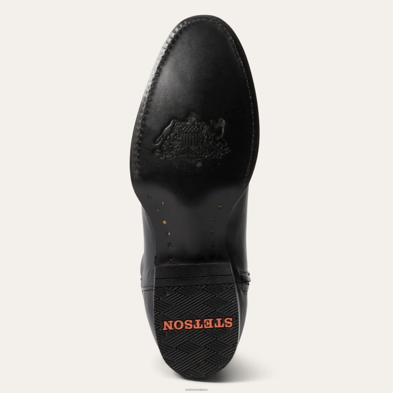 Stetson stivali con cerniera rancher 6BP6J235 calzature nero uomini