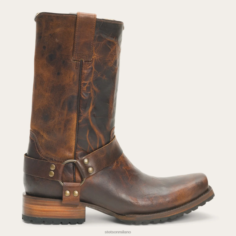 Stetson stivali da imbracatura storici 6BP6J233 calzature marrone uomini