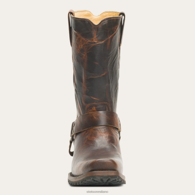 Stetson stivali da imbracatura storici 6BP6J233 calzature marrone uomini