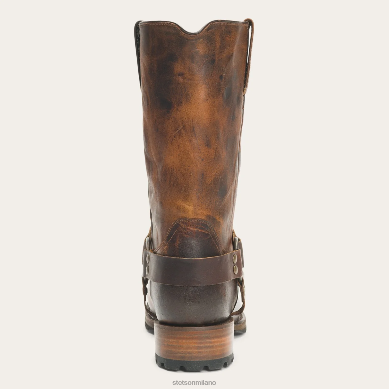 Stetson stivali da imbracatura storici 6BP6J233 calzature marrone uomini