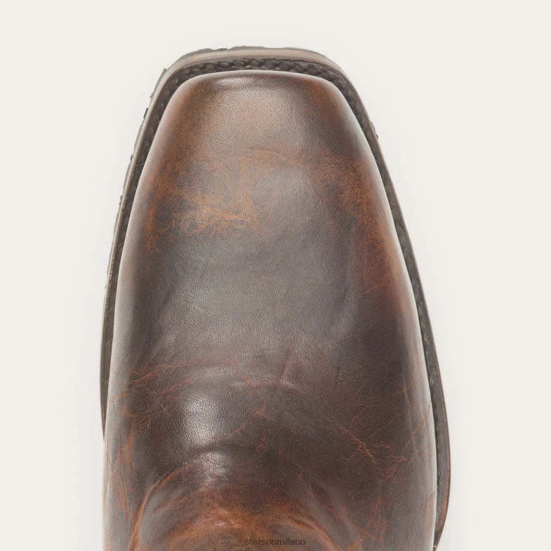 Stetson stivali da imbracatura storici 6BP6J233 calzature marrone uomini