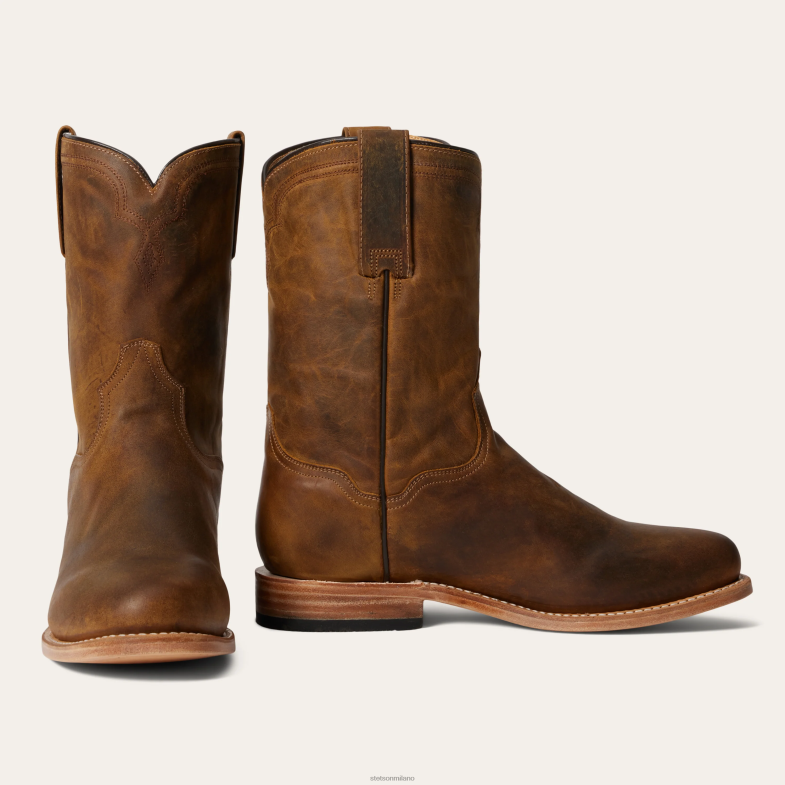 Stetson stivali da perforatore 6BP6J227 calzature marrone uomini